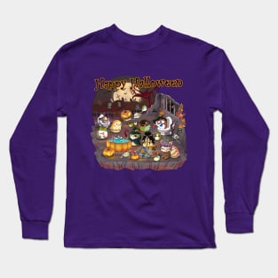 Funny Halloween with Kongs Long Sleeve T-Shirt